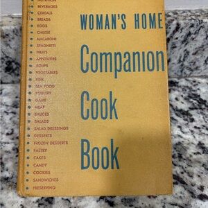 Woman's Home Companion Cook Book 1955 HC P.F. Collier & Son Corp